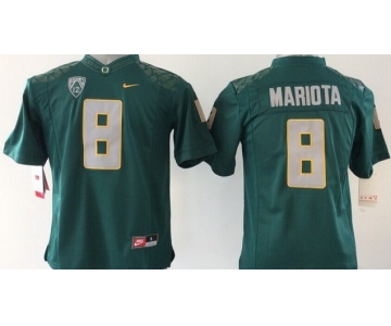 Oregon Ducks #8 Marcus Mariota 2014 Dark Green Limited Jersey