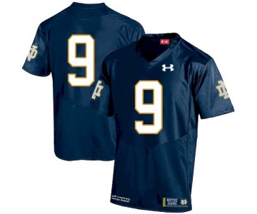 Men's Notre Dame 9 Jaylon Smith Navy Blue 2020 College Football Jersey