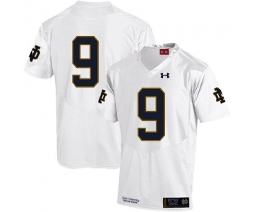 Men's Notre Dame #9 Jaylon Smith White 2020 College Football Jersey