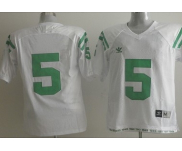Norte Dame Fighting Irish #5 Everett Golson Under The Lights White Jersey