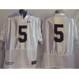 Notre Dame Fighting Irish #5 Everett Golson 2014 White Jersey
