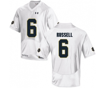 Notre Dame Fighting Irish 6 KeiVarae Russell White College Football Jersey