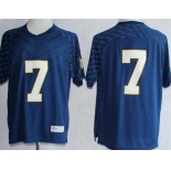 Notre Dame Fighting Irish #7 Stephon Tuitt 2013 Navy Blue Jersey