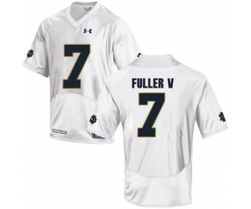 Notre Dame Fighting Irish 7 Will Fuller V White College Football Jersey