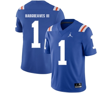 Florida Gators 1 Vernon Hargreaves Blue Throwback College Football Jersey