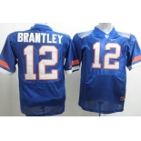 Florida Gators #12 John Brantley Blue Fighting Jersey