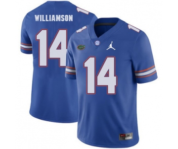 Florida Gators 14 Chris Williamson Blue College Football Jersey
