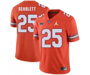 Florida Gators 25 Jordan Scarlett Orange College Football Jersey