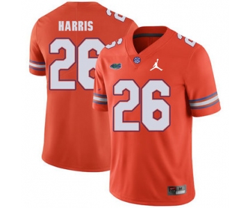 Florida Gators 26 Marcell Harris Orange College Football Jersey
