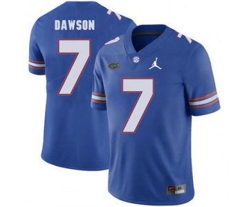 Florida Gators 7 Duke Dawson Blue College Football Jersey