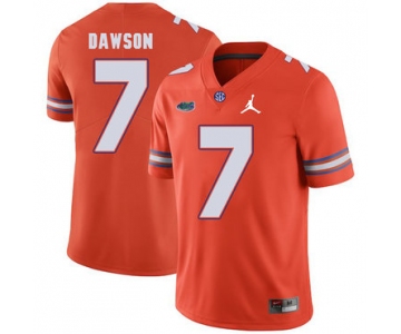 Florida Gators 7 Duke Dawson Orange College Football Jersey