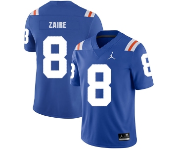 Florida Gators 8 Malik Zaire Blue Throwback College Football Jersey