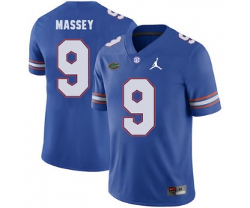 Florida Gators 9 Dre Massey Blue College Football Jersey