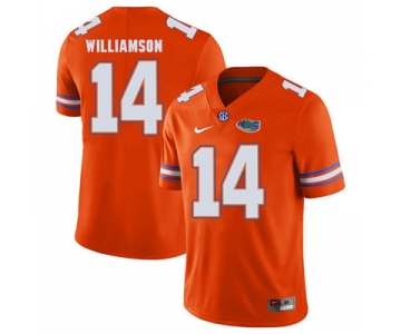 Florida Gators Orange #14 Chris Williamson Football Player Performance Jersey