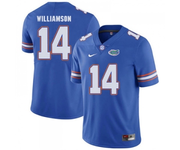 Florida Gators Royal Blue #14 Chris Williamson Football Player Performance Jersey