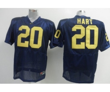 Michigan Wolverines #20 Mike Hart Navy Blue Jersey