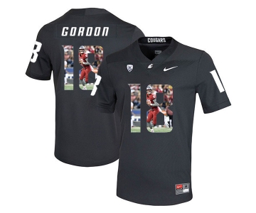 Washington State Cougars 18 Anthony Gordon Black Fashion College Football Jersey