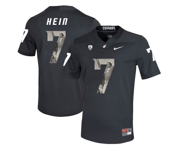 Washington State Cougars 7 Mel Hein Black Fashion College Football Jersey
