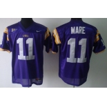 LSU Tigers #11 Spencer Ware Purple Jersey