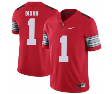 Ohio State Buckeyes 1 Johnnie Dixon Red 2018 Spring Game College Football Limited Jersey
