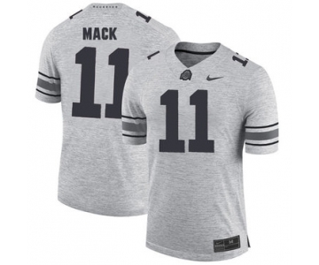 Ohio State Buckeyes 11 Austin Mack Gray College Football Jersey