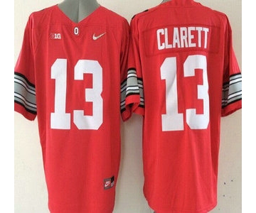 Ohio State Buckeyes #13 Maurice Clarett Red Diamond Quest College Football Nike Limited Jersey