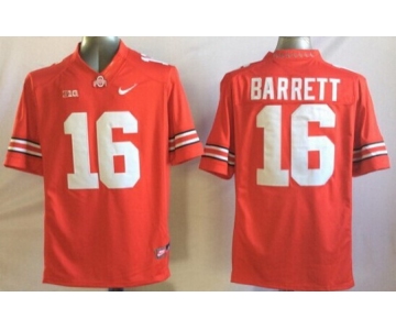 Ohio State Buckeyes #16 J.T. Barrett 2014 Red Limited Jersey