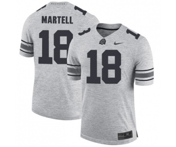 Ohio State Buckeyes 18 Tate Martell Gray College Football Jersey