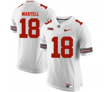 Ohio State Buckeyes 18 Tate Martell White College Football Jersey
