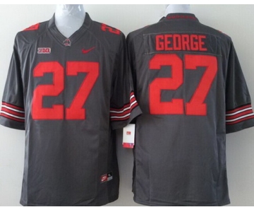 Ohio State Buckeyes #27 Eddie George 2014 Gray Limited Jersey