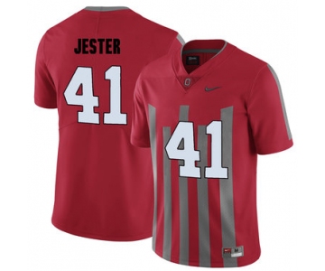 Ohio State Buckeyes 41 Hayden Jester Red Elite College Football Jersey