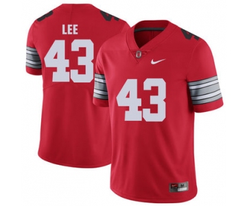Ohio State Buckeyes 43 Darron Lee Red 2018 Spring Game College Football Limited Jersey