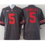 Ohio State Buckeyes #5 Baxton Miller 2014 Gray Limited Jersey