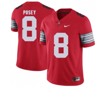 Ohio State Buckeyes 8 DeVier Posey Red 2018 Spring Game College Football Limited Jersey