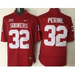 Men's Oklahoma Sooners #32 Samaje Perine Red College Football Nike Jersey