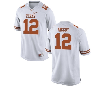 Men's Texas Longhorns 12 Colt McCoy White Nike College Jersey