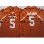 Men's Texas Longhorns #5 Bijan Robinson Yellow 2022 Vapor Untouchable Stitched Nike Jersey