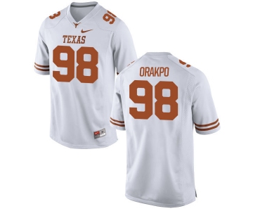 Men's Texas Longhorns 98 Brian Orakpo White Nike College Jersey
