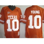 Texas Longhorns #10 Young Orange Jersey