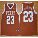 Texas Longhorns #12 LaMarcus Aldridge Burnt Orange College Basketball Jersey