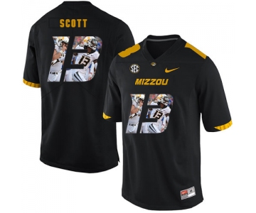 Missouri Tigers 13 Kam Scott Black Nike Fashion College Football Jersey