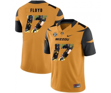 Missouri Tigers 17 Richaud Floyd Gold Nike Fashion College Football Jersey