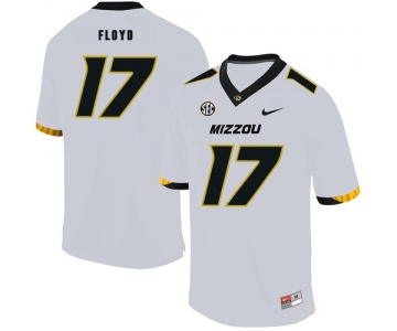 Missouri Tigers 17 Richaud Floyd White Nike College Football Jersey