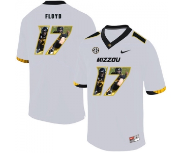 Missouri Tigers 17 Richaud Floyd White Nike Fashion College Football Jersey