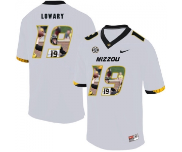Missouri Tigers 19 Jack Lowary White Nike Fashion College Football Jersey