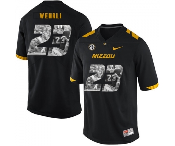 Missouri Tigers 23 Roger Wehrli Black Nike Fashion College Football Jersey
