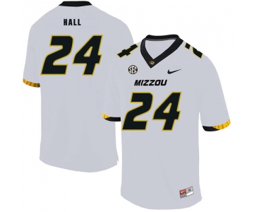 Missouri Tigers 24 Terez Hall White Nike College Football Jersey