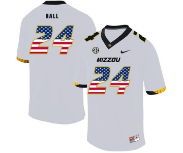 Missouri Tigers 24 Terez Hall White USA Flag Nike College Football Jersey