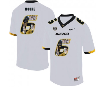Missouri Tigers 6 J'Mon Moore White Nike Fashion College Football Jersey