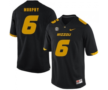 Missouri Tigers 6 Marcus Murphy III Black Nike College Football Jersey